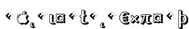 JackieBlockExpert Font Image