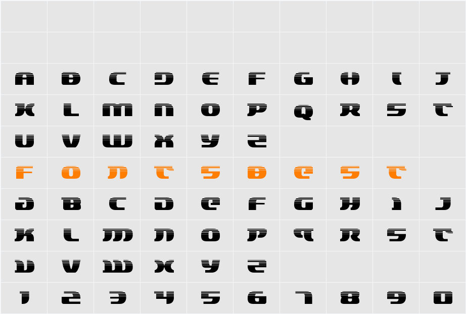 Lord of the Sith Halftone Character Map