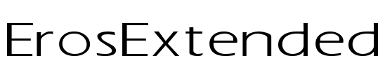 ErosExtended Font Image