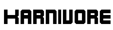 Karnivore Font Image