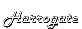 Harrogate Font Image