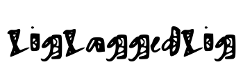 ZigZaggedZig Font Image