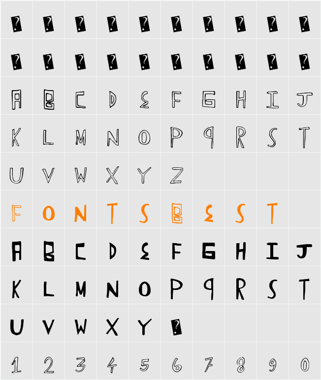 FunTrucks Character Map