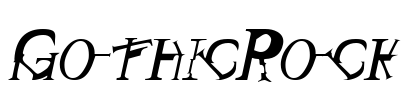GothicRock Font Image