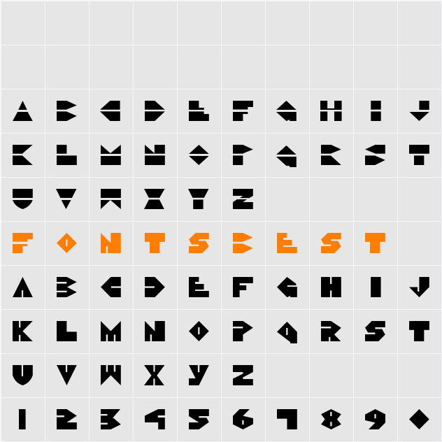 Disco Dork Character Map