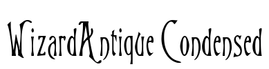 WizardAntique Condensed Font Image