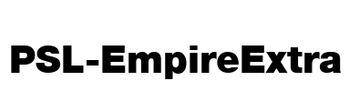 PSL-EmpireExtra Font Image