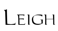 Leigh Font Image