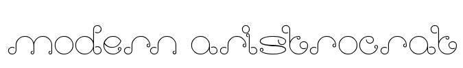 modern aristrocrat