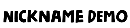 Nickname DEMO