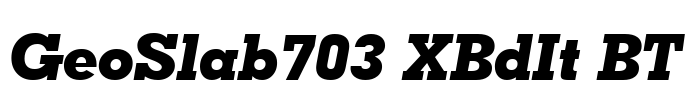 GeoSlab703 XBdIt BT