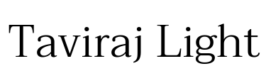Taviraj Light Font Image