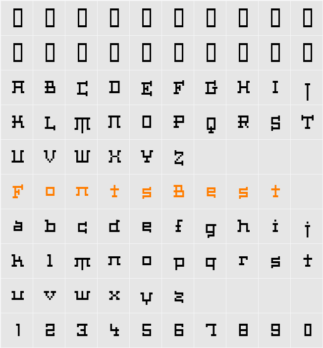 Haiku Character Map
