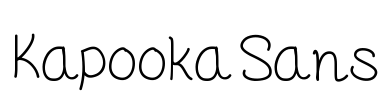 KapookaSans Font Image