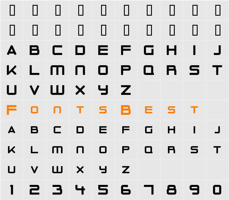 Outer Limits Solid Character Map