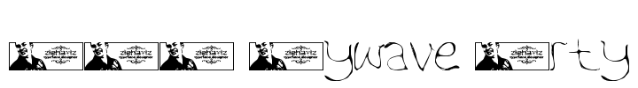 FTF Aywave Arty Font Image