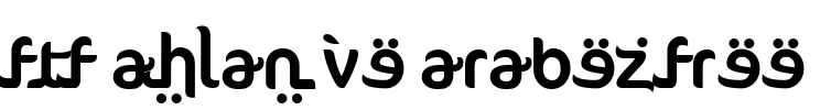 FTF Ahlan Ve Arabez FREE Font Image