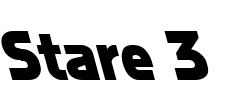 Stare 3 Font Image