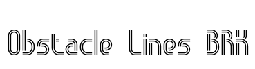 Obstacle Lines BRK