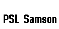 PSL Samson Font Image