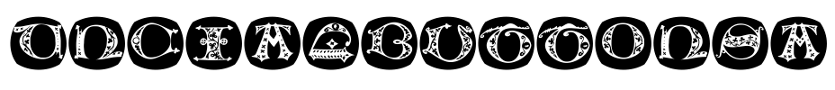 UncialButtonsA Font Image