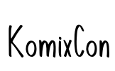 KomixCon Font Image