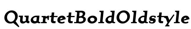 QuartetBoldOldstyle