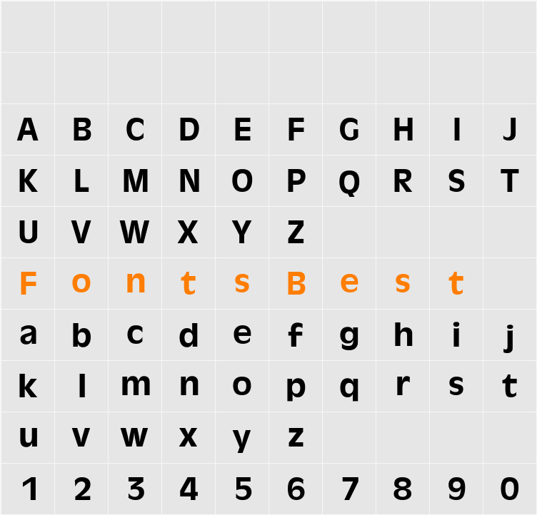 Martoni After Character Map