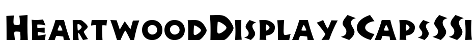 HeartwoodDisplaySCapsSSi Font Image