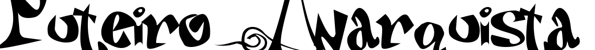 Puteiro Anarquista Font Image