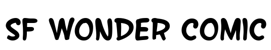 SF Wonder Comic Font Image