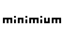minimium Font Image