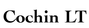 Cochin LT Font Image