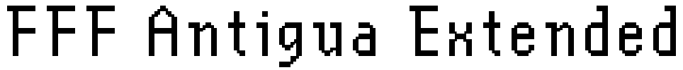 FFF Antigua Extended Font Image