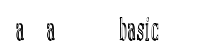manual font basic demo