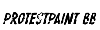 ProtestPaint BB Font Image