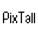 PixTall Font Image