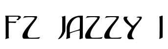 FZ JAZZY 1 Font Image