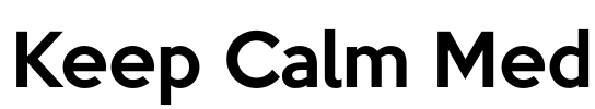 Keep Calm Med Font Image
