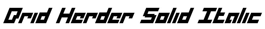 Drid Herder Solid Italic
