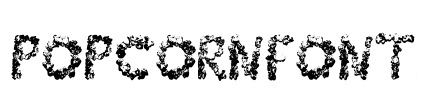 PopCornFont Font Image