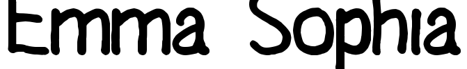 Emma Sophia Font Image