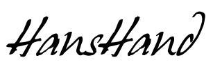 HansHand Font Image