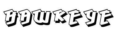 Hawkeye Font Image