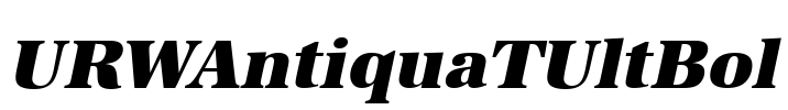 URWAntiquaTUltBol