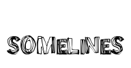 SomeLines Font Image