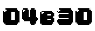 04b30 Font Image