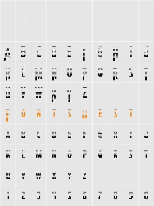 Heroes Assemble Gradient Character Map