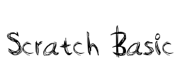 Scratch Basic Font Image