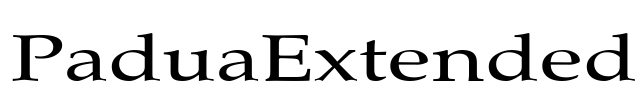 PaduaExtended Font Image